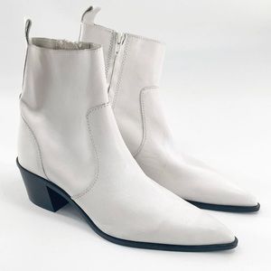 Zara leather ankle boots